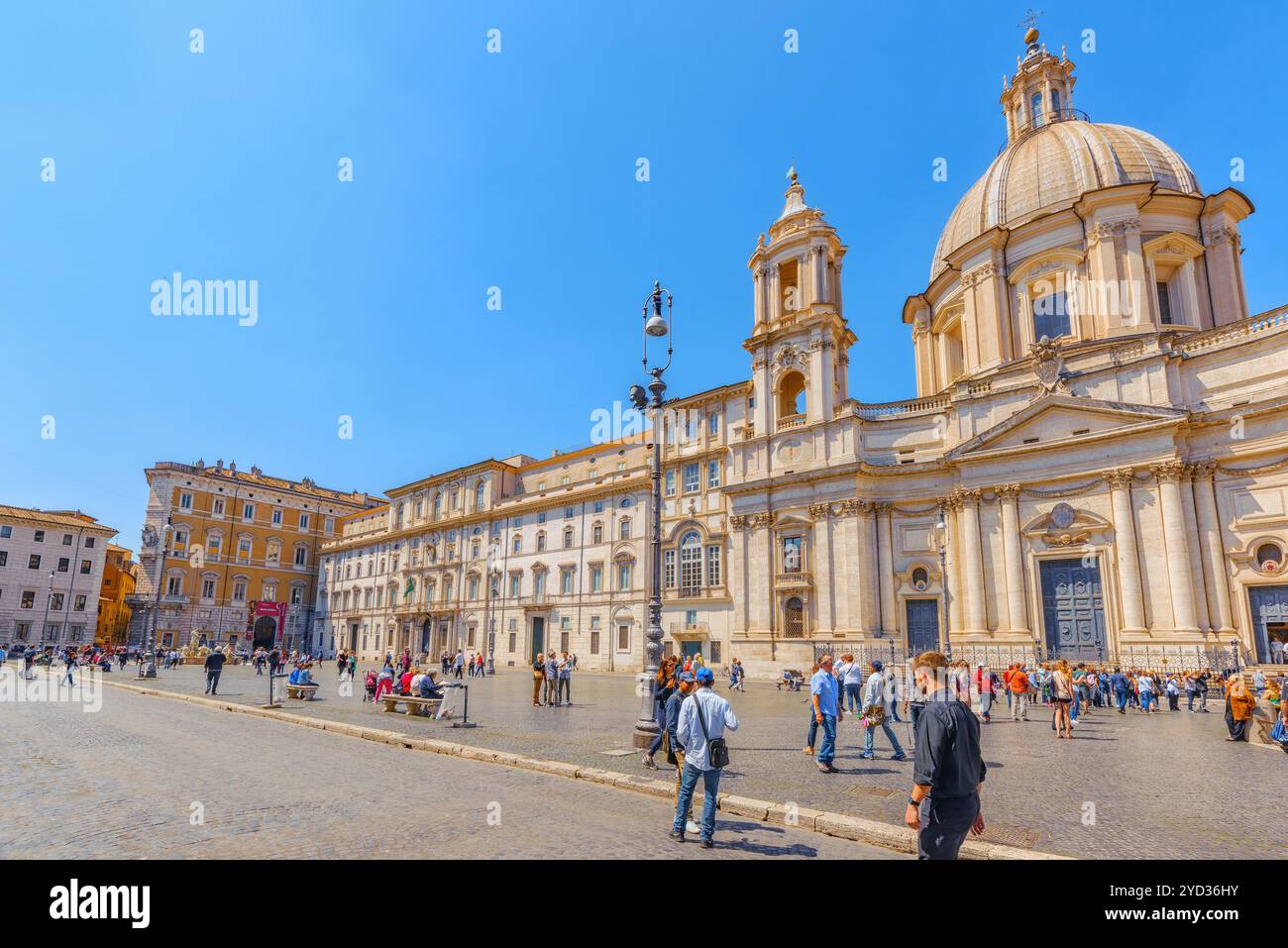 Rom, Italien, 09. MAI 2017: Piazza Navona ist ein Quadrat in Rom, Italien. Es ist erbaut auf dem Gelände des Stadion des Domitian, im 1. Jahrhundert AD, a Stockfoto