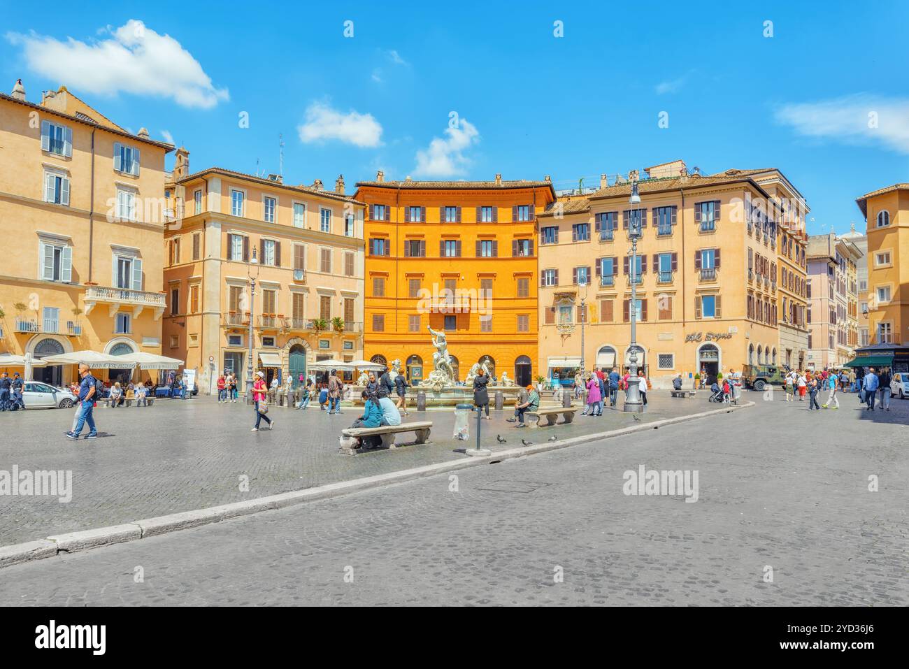 Rom, Italien, 09. MAI 2017: Piazza Navona ist ein Quadrat in Rom, Italien. Es ist erbaut auf dem Gelände des Stadion des Domitian, im 1. Jahrhundert AD, a Stockfoto