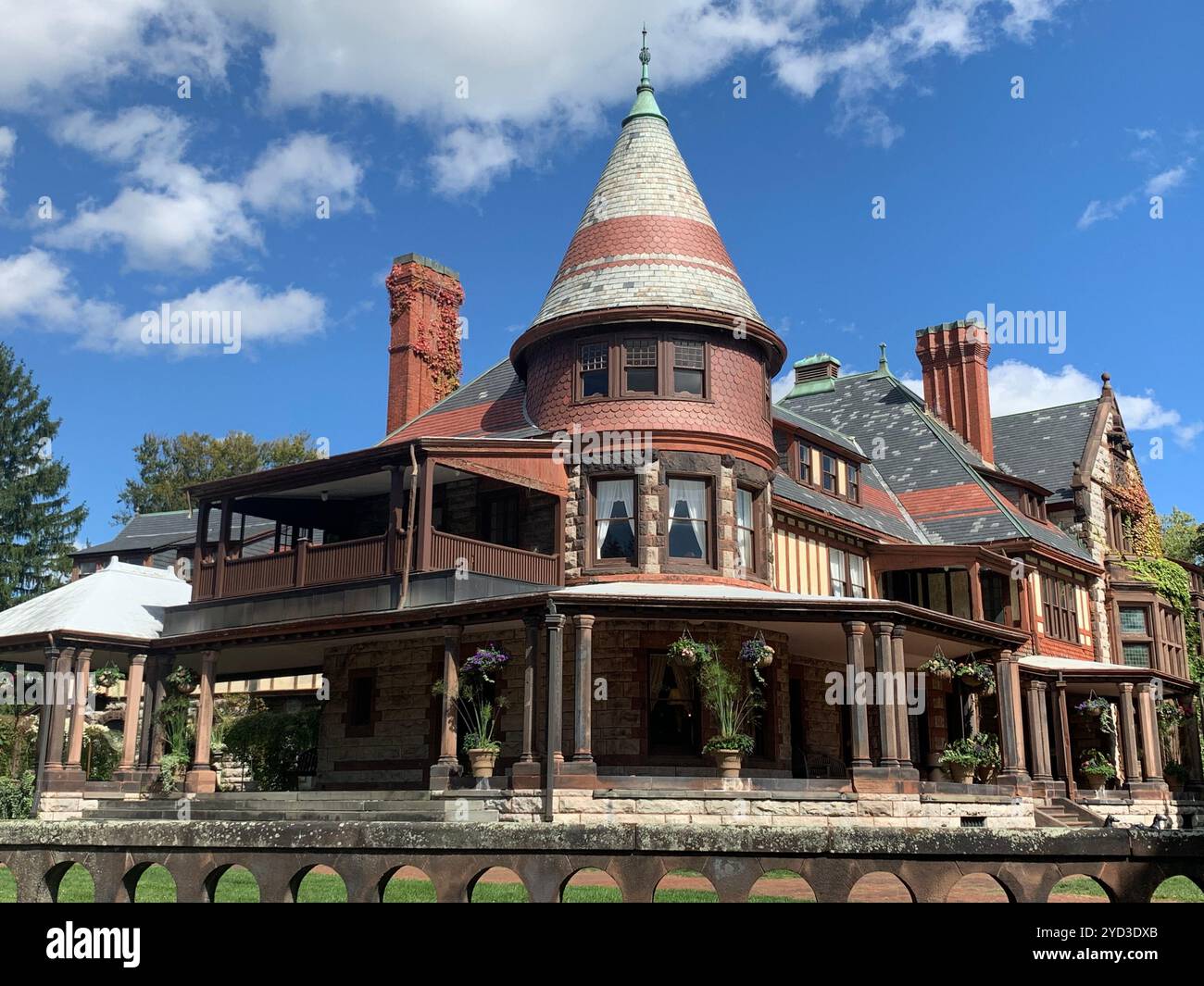 Sonnenberg Gardens & Mansion in Canandaigua, New York Stockfoto