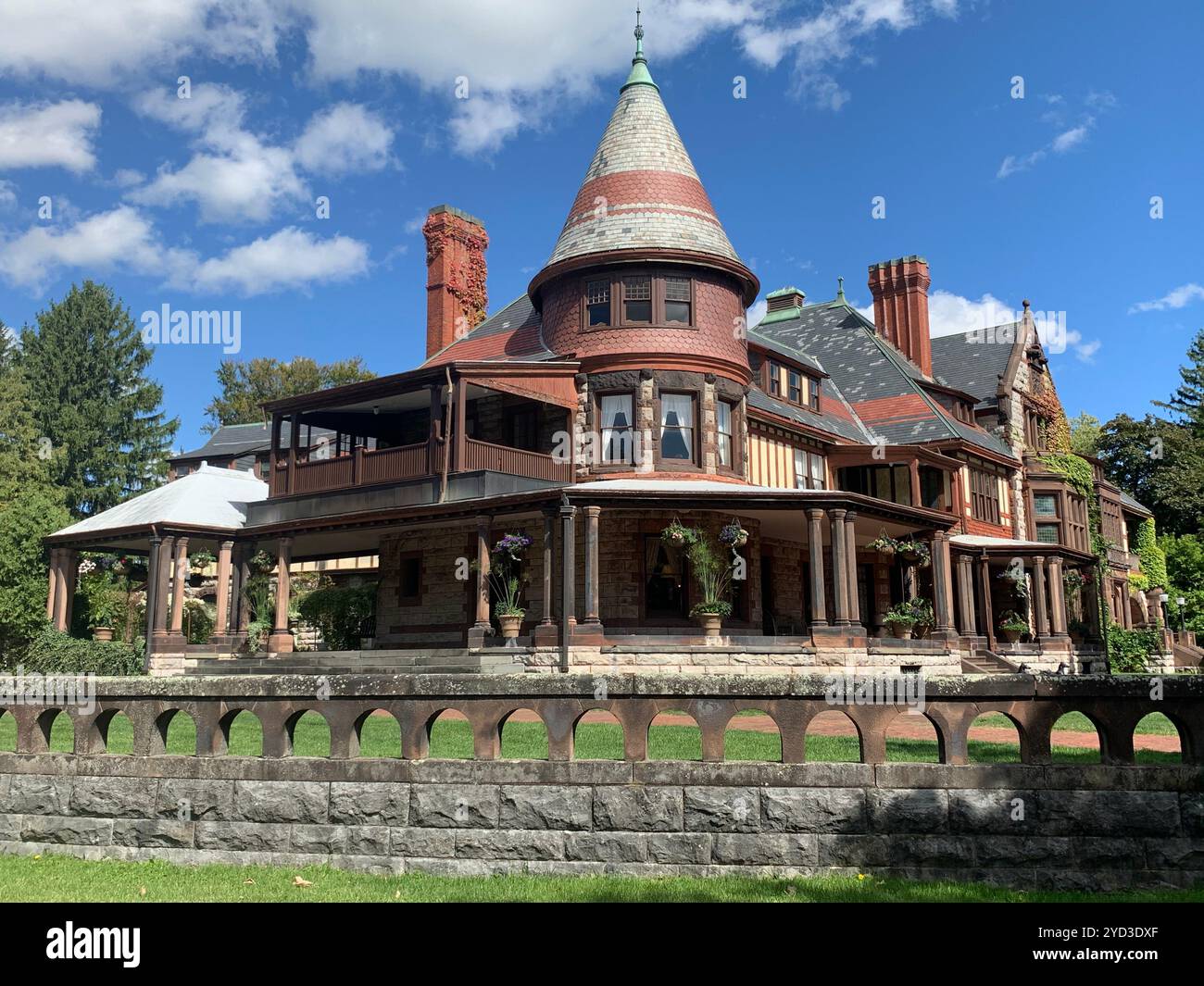 Sonnenberg Gardens & Mansion in Canandaigua, New York Stockfoto