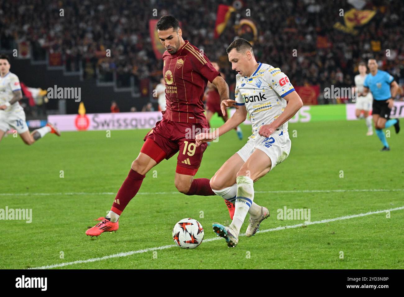 Roma, Italien. Oktober 2024. Italien, 29. märz 2024: Vladyslav Kabaev Europa League 2024-2025 Fußballspiel zwischen AS Roma und FC Dynamo Kyiv im Olimpico-Stadion, Italien (Felice de Martino/SPP) Credit: SPP Sport Press Photo. /Alamy Live News Stockfoto