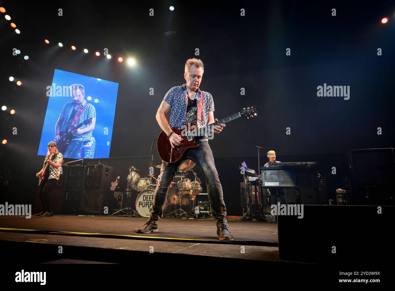 Deep Purple Simon McBride 1 weitere Time Tour 2024 live in der Olympiahalle, München 23.10.2024 *** Deep Purple Simon McBride 1 weitere Time Tour 2024 live in der Olympiahalle, München 23 10 2024 Stockfoto