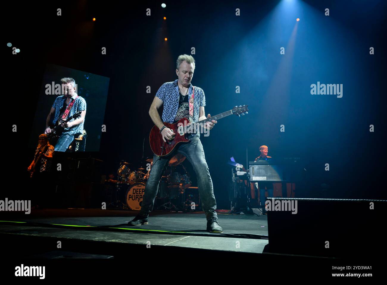 Deep Purple Simon McBride 1 weitere Time Tour 2024 live in der Olympiahalle, München 23.10.2024 *** Deep Purple Simon McBride 1 weitere Time Tour 2024 live in der Olympiahalle, München 23 10 2024 Stockfoto