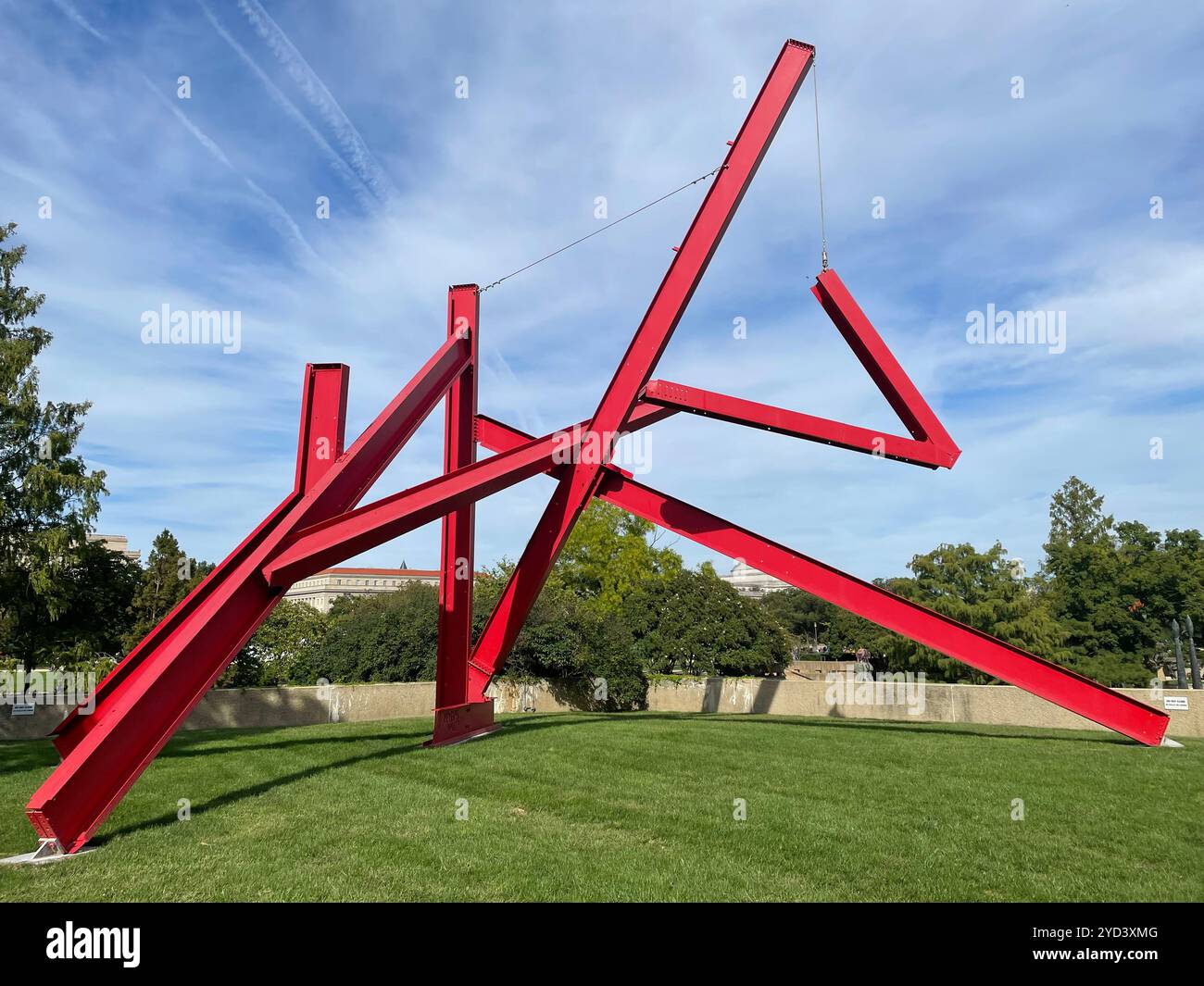 Are Years What by Mark di Suvero im Hirshhorn Museum in Washington DC Stockfoto