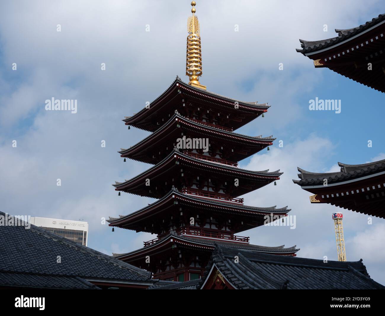 Der buddhistische Senso-JI-Tempel in Tokio, Japan. Stockfoto