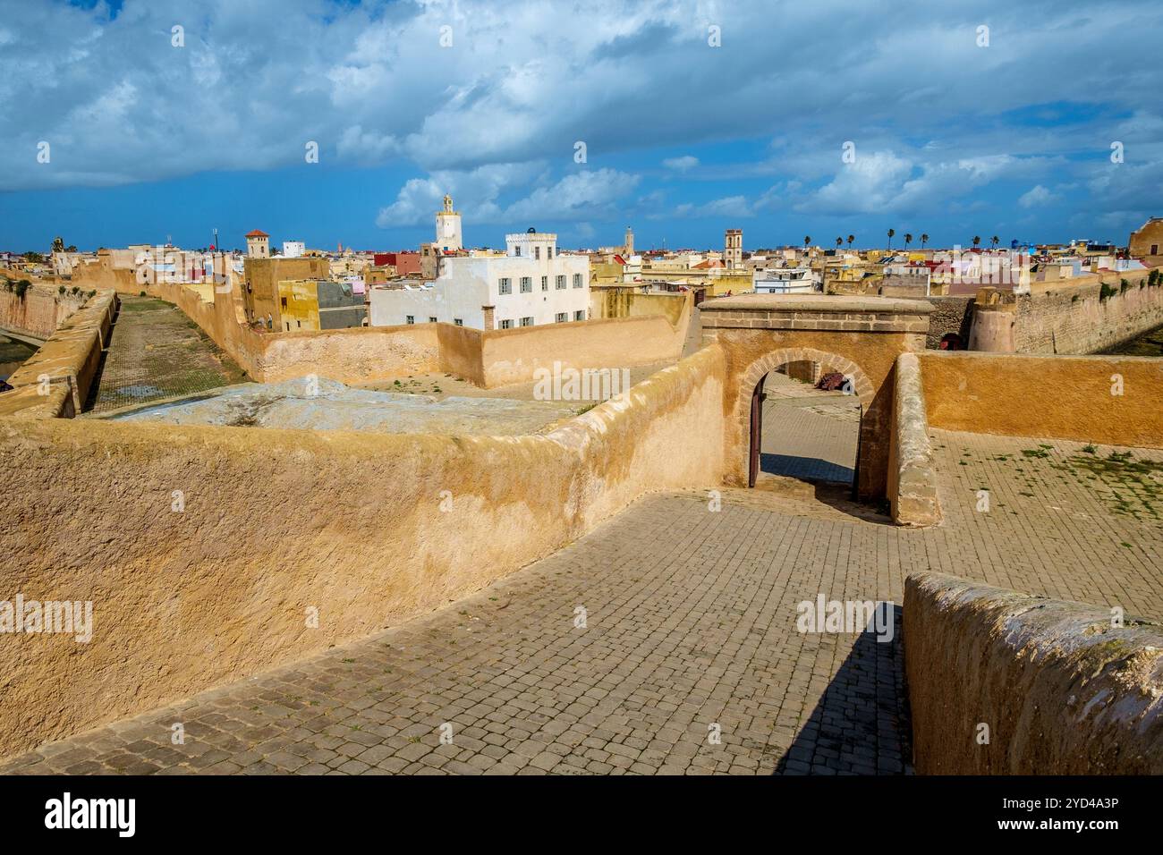 El Jadida, eine historische Stadt mit Stadtmauern an der marokkanischen Küste Stockfoto