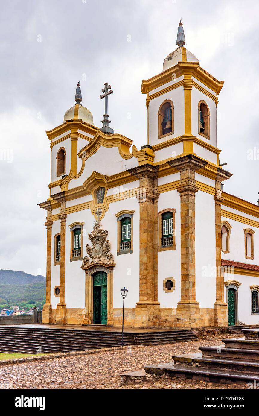 Barockkirche in Mariana Stockfoto