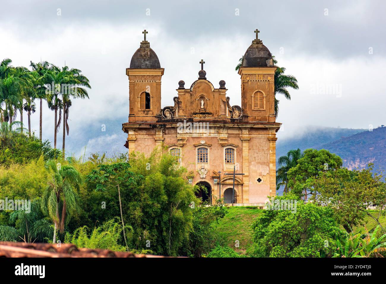 Histtorische Kirche in Mariana Stockfoto