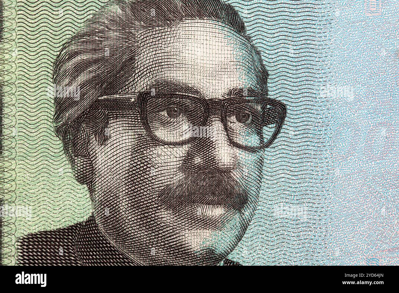 Scheich Mujibur Rahman ein Nahaufnahme-Porträt aus Bangladeschi Money Stockfoto
