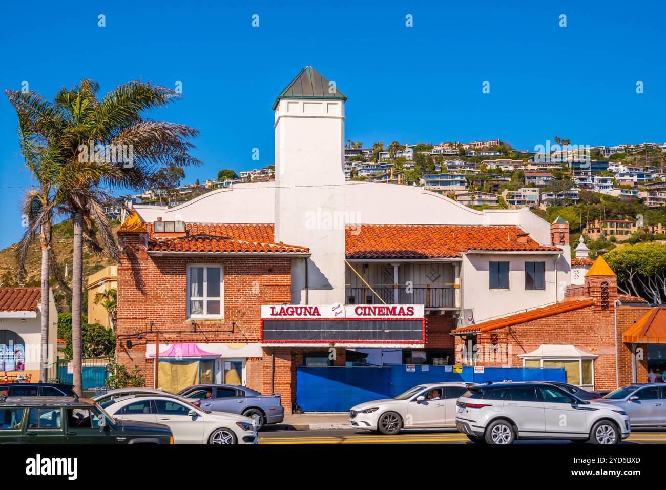 Das einzige Lokal- und Filmhaus in Laguna Beach, Kalifornien Stockfoto