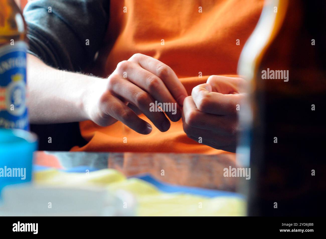 Privatbankrott in der Wirtschaftskrise Stockfoto