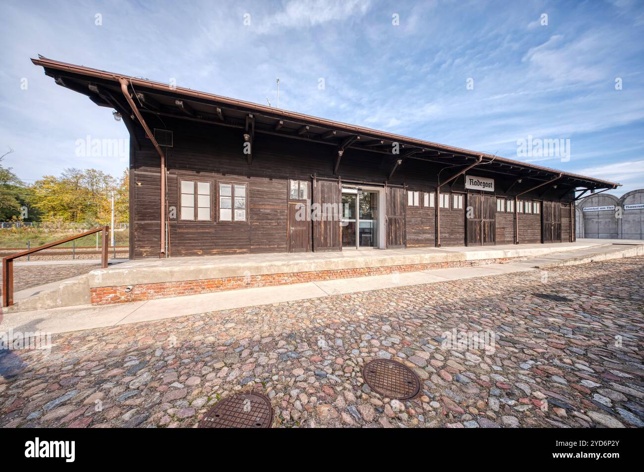 Bahnhof Radegast - Ghetto Lodz Stockfoto