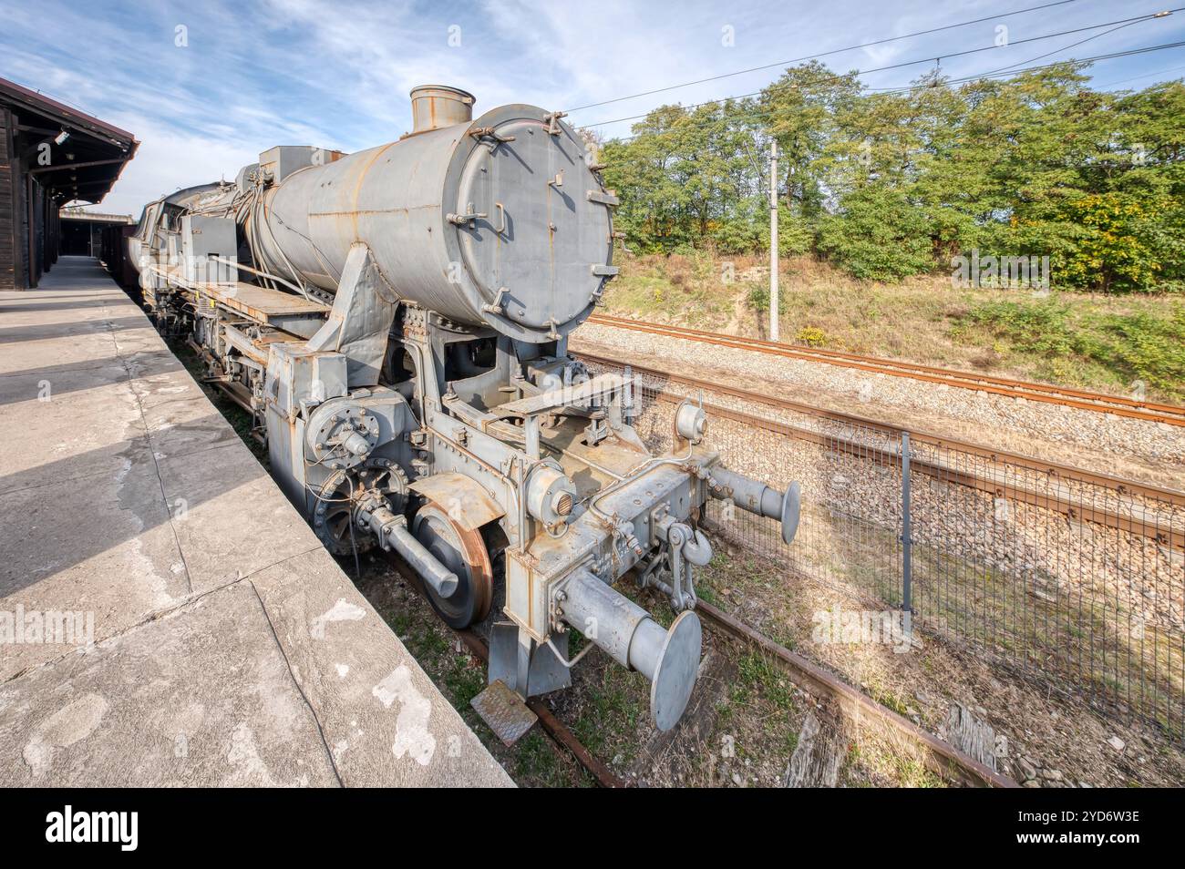 Bahnhof Radegast - Ghetto Lodz Stockfoto