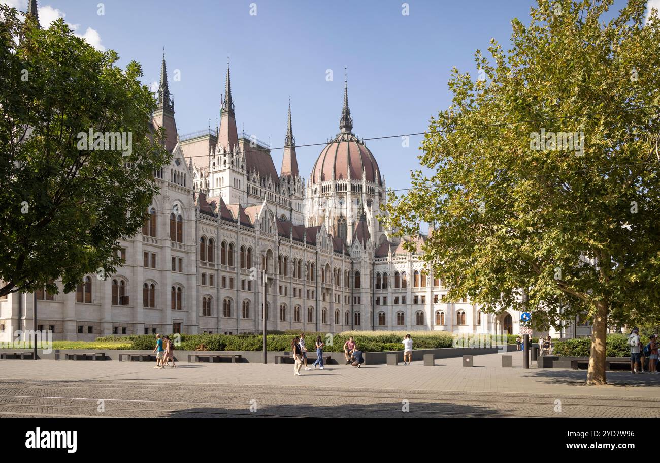 Blick auf Budapest, Ungarn. Stockfoto