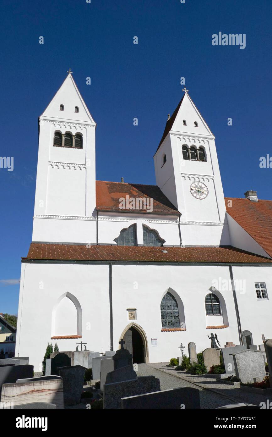 Kloster Steingaden in Oberbayern Stockfoto