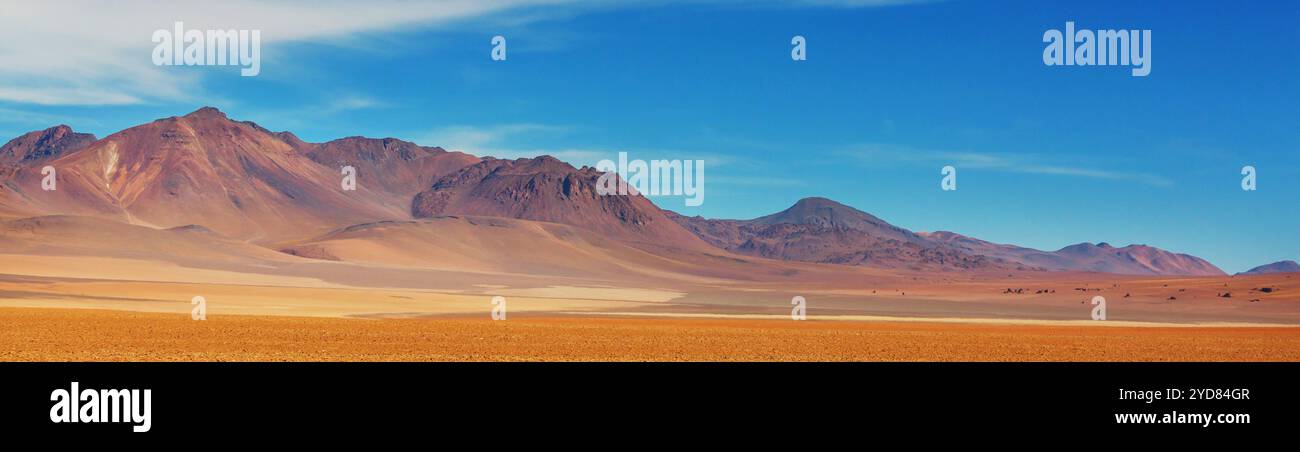 Desierto de Salvador DalÃ­) ist eine etwa 110 kmÂ² felsige Wüste inmitten des Eduardo Avaroa Anden Fauna National Stockfoto