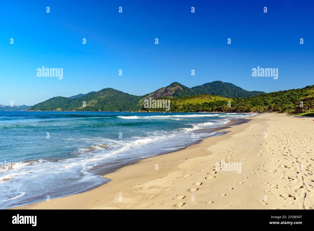 Panoramablick auf den Strand von Bonete Stockfoto