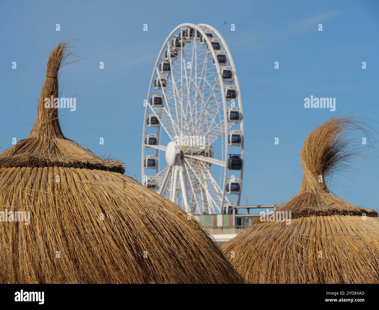 Scheveningen Strand in den niederlanden Stockfoto