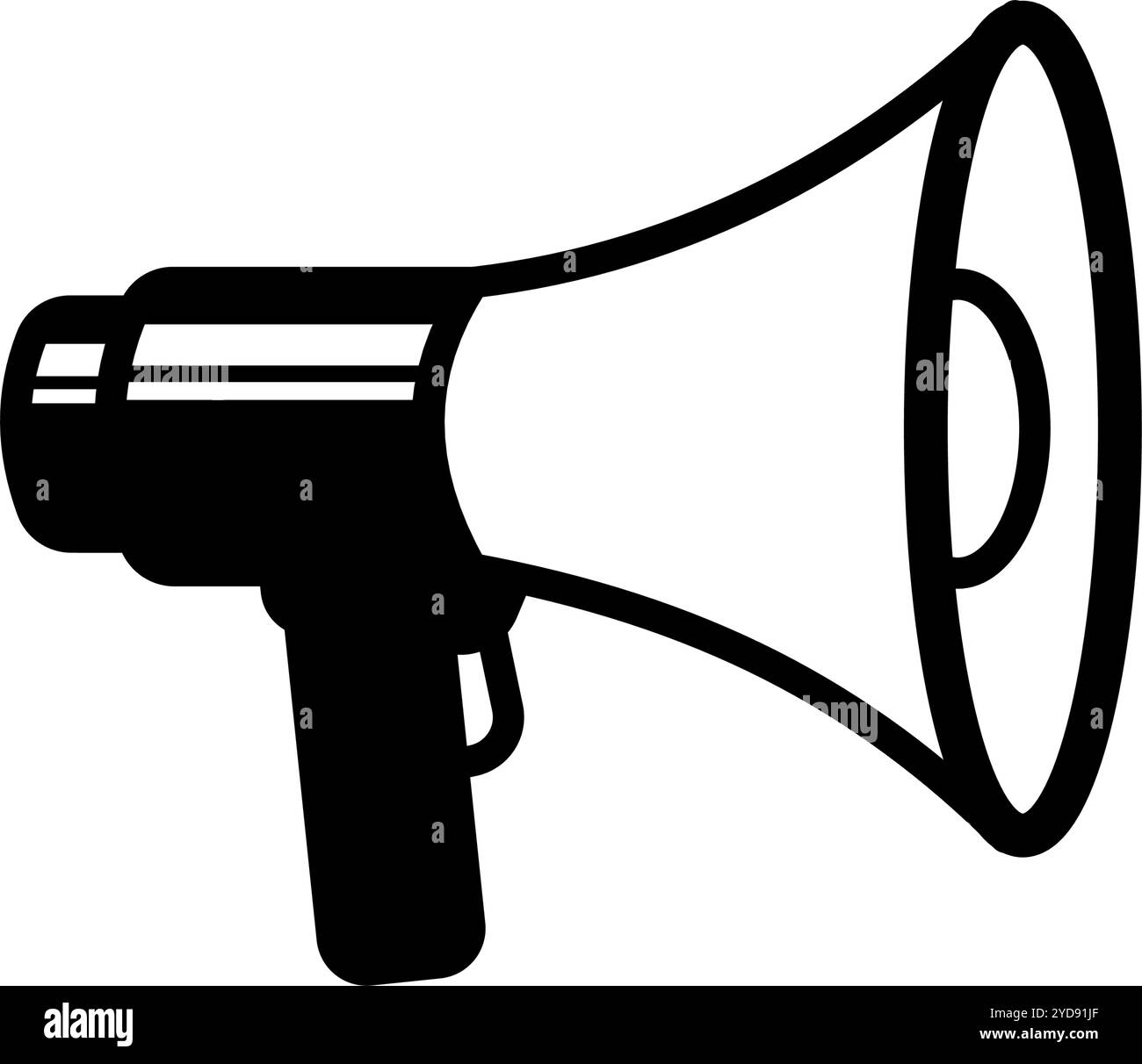 Megaphon laudseaker - einfaches Vektorsymbol Stock Vektor