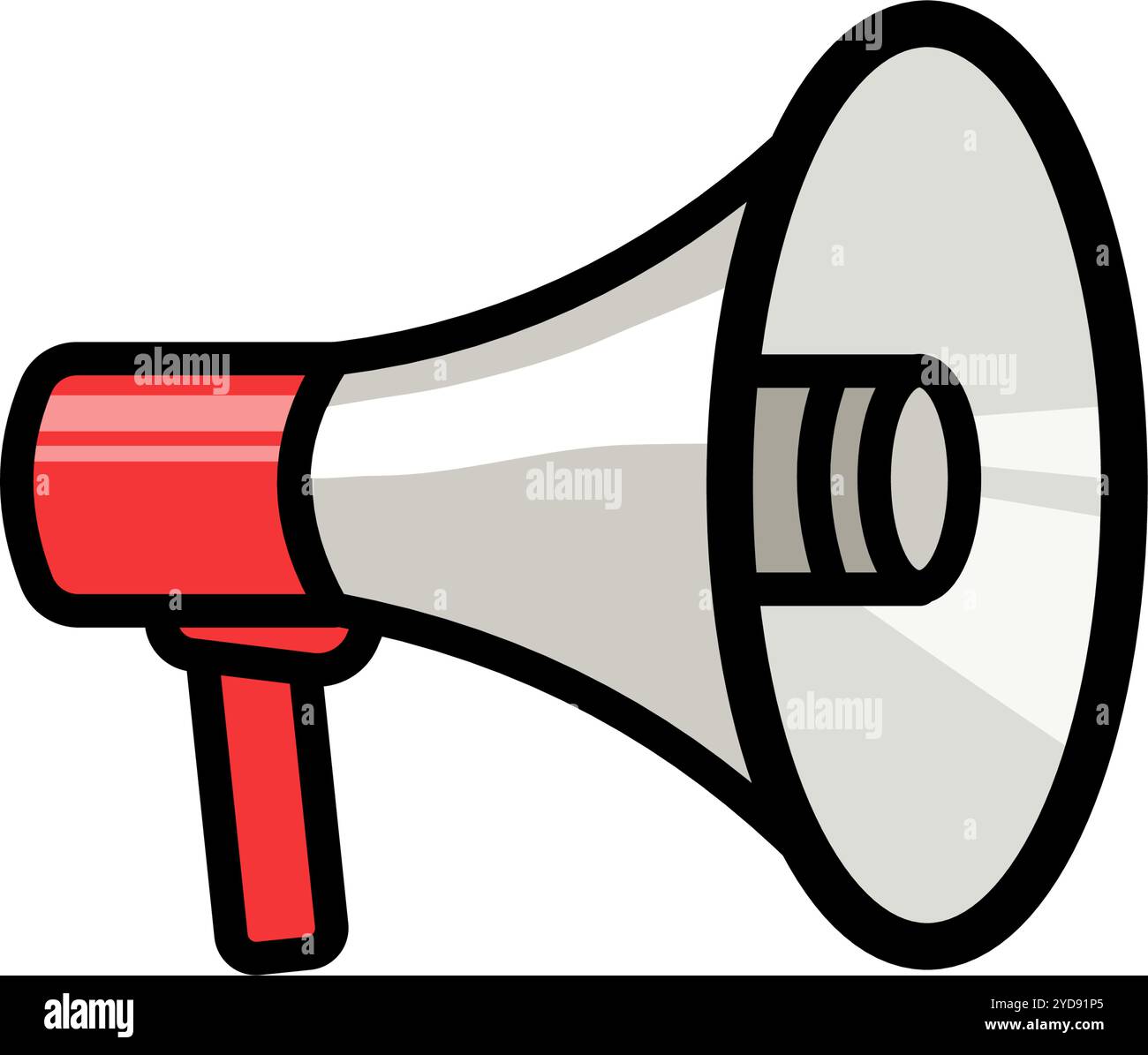 Megaphon laudseaker - einfaches Vektorsymbol Stock Vektor