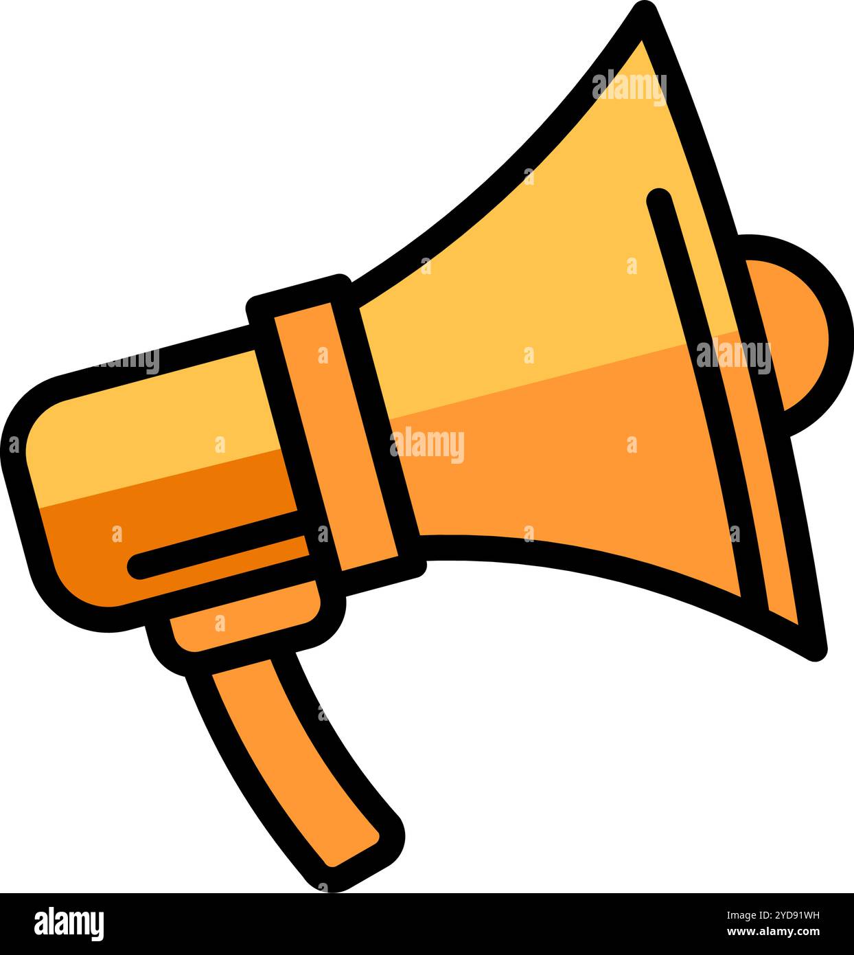 Megaphon laudseaker - einfaches Vektorsymbol Stock Vektor