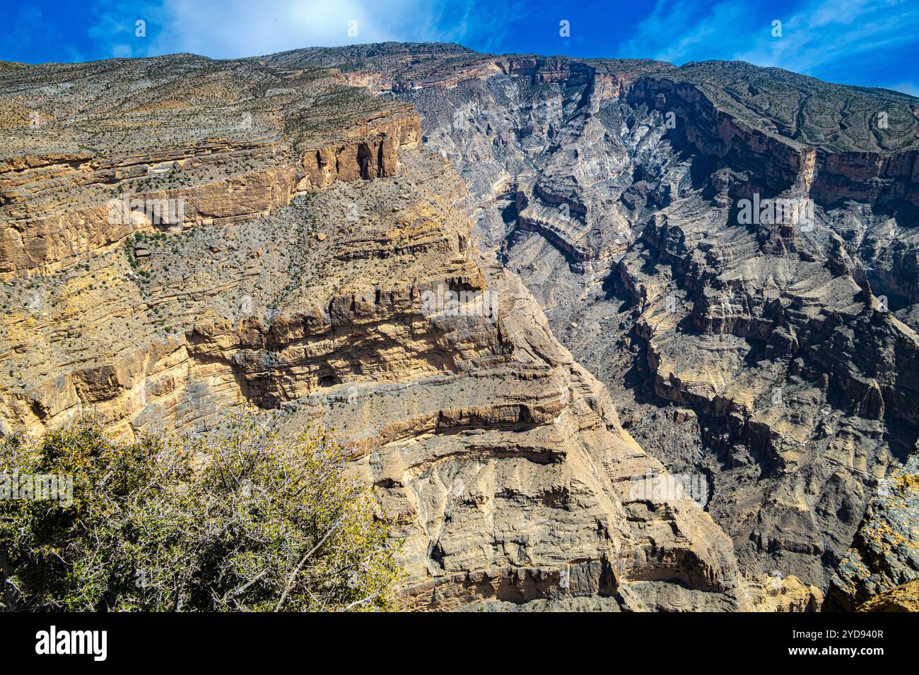 Jabal Shams Stockfoto