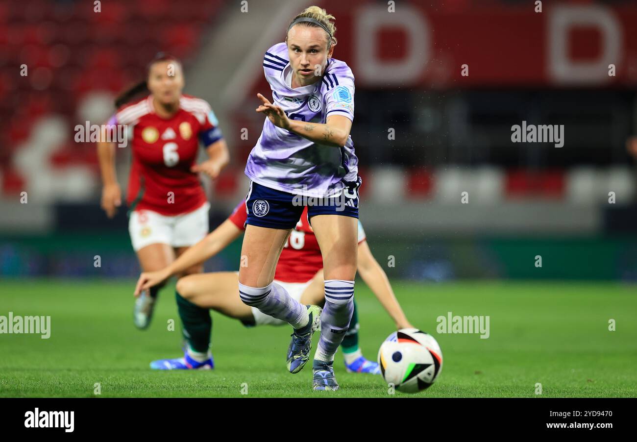 UNGARN, Budapest: Europameisterschaft der Frauen 2025, UNGARN-SCHOTTLAND, Martha Thomas (SC) Credit: Gabriella Barbara/Alamy Live News Stockfoto