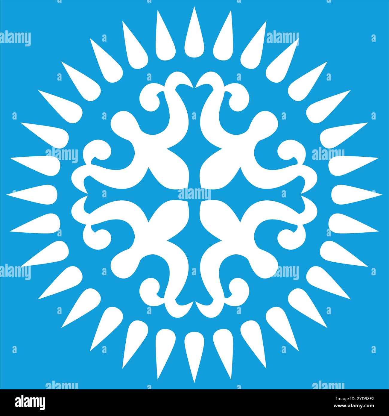 Ethnischen Mustern. Traditionen der Nomaden, kasachischen Steppen, Asiatische mongolische Kaukasus Stock Vektor