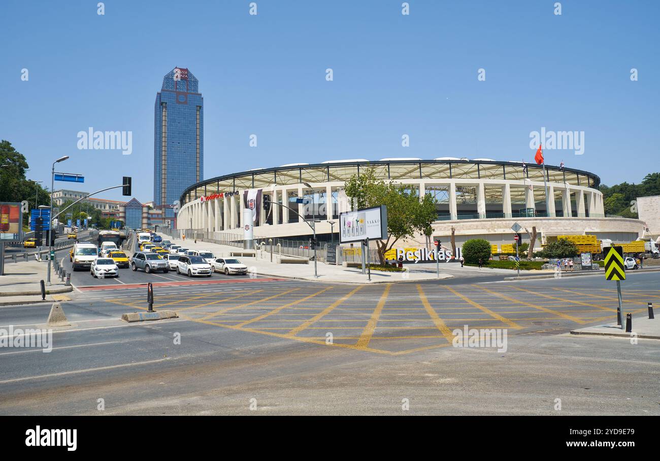 Der Vodafone Park ist ein Stadion in Besiktas, dem Heimstadion des Sportvereins Besiktas. Istanbul. Türkei Stockfoto