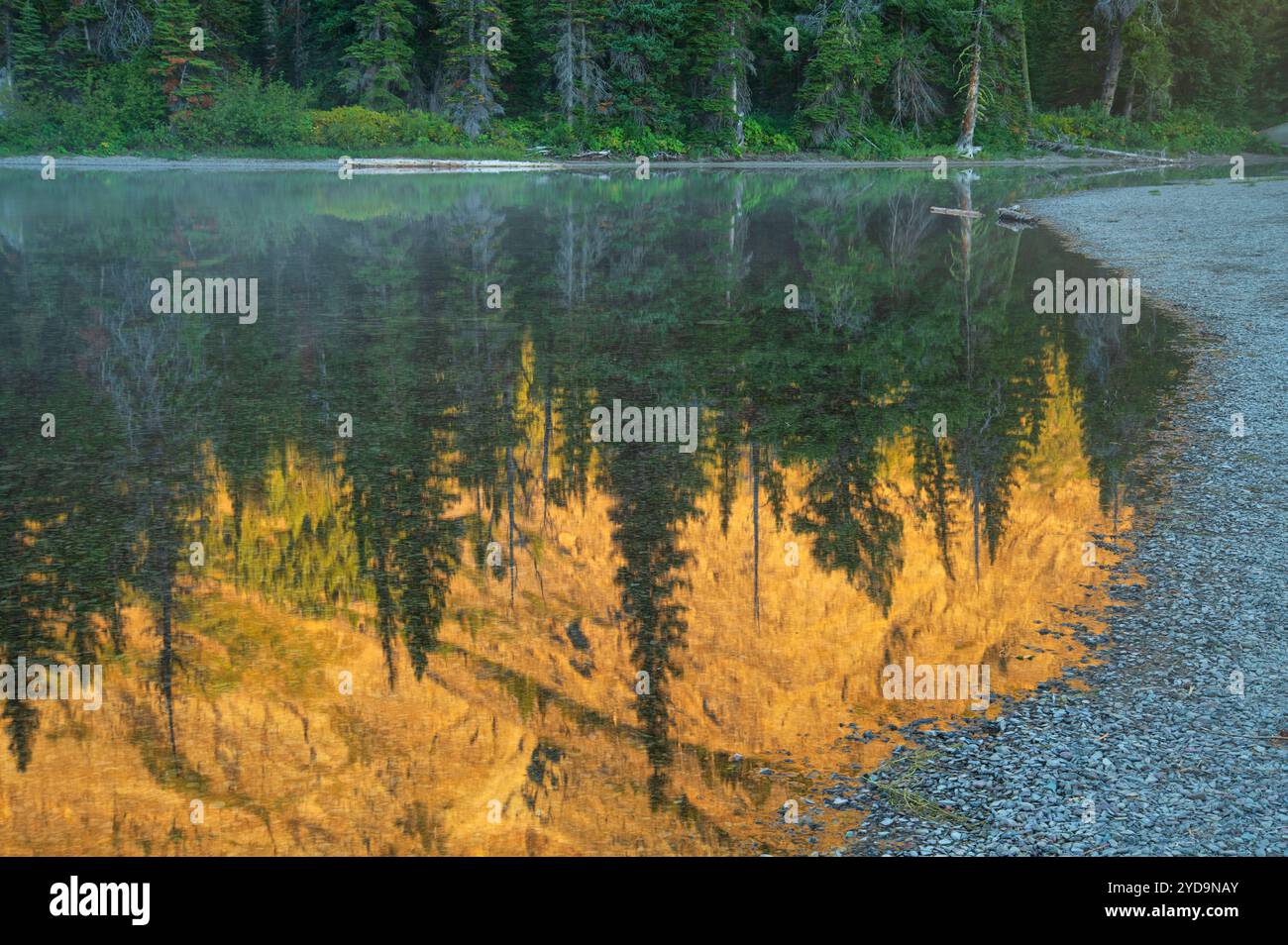 USA, Montana, Waterton-Glacier International Peace Park, Glacier National Park, UNESCO-Weltkulturerbe, zwei Medizin Stockfoto