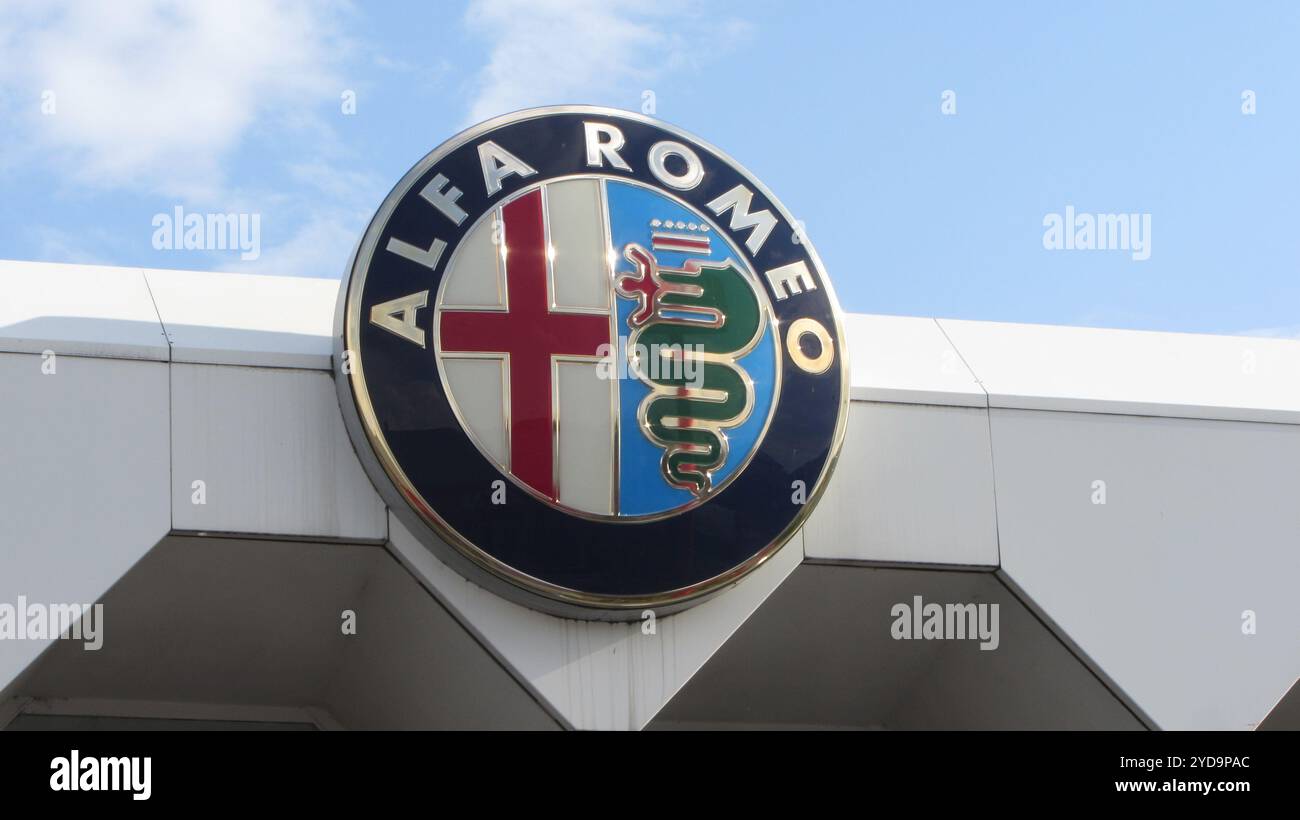 Alfa romeo als Automarke Stockfoto