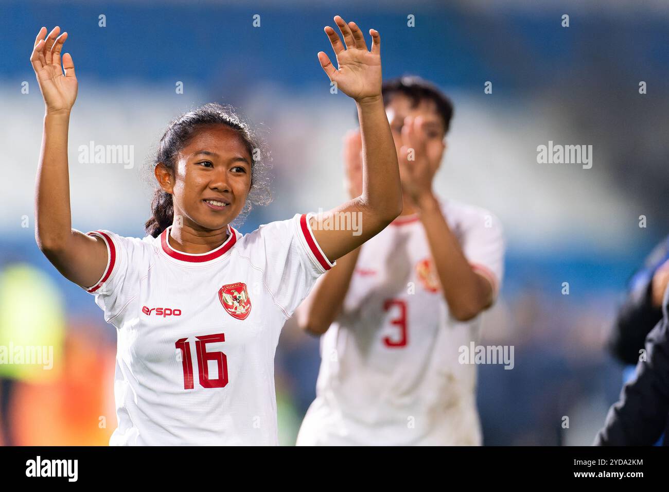Doetinchem, Niederlande. Oktober 2024. DOETINCHEM, NIEDERLANDE - 25. OKTOBER: Rizka DWI Juniar von Indonesien während des Internationalen Freundschaftsspiels der Frauen zwischen den Niederlanden und Indonesien am 25. Oktober 2024 in de Vijverberg in Doetinchem, Niederlande. (Foto von Joris Verwijst/Orange Pictures) Credit: Orange Pics BV/Alamy Live News Stockfoto
