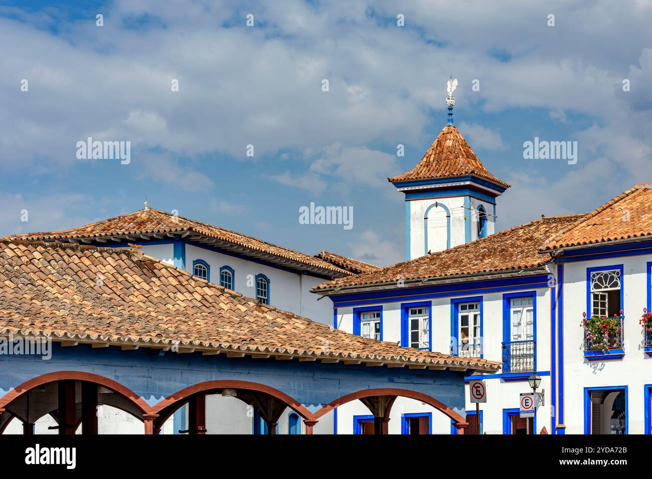 Alte Gebäude im Barock- und Kolonialstil Stockfoto