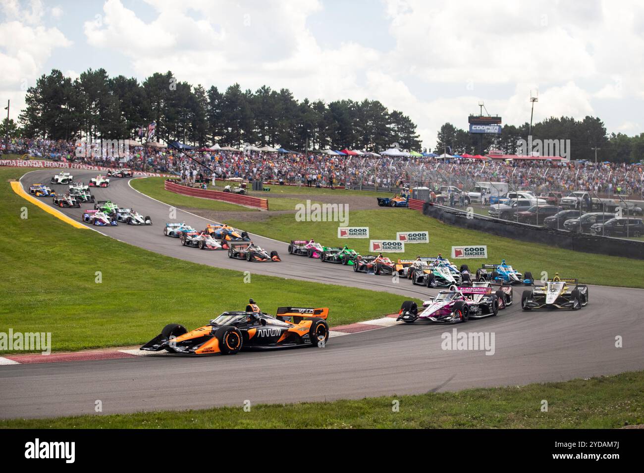 INDYCAR Series: Juli 07 Honda Indy 200 in Mid-Ohio Stockfoto