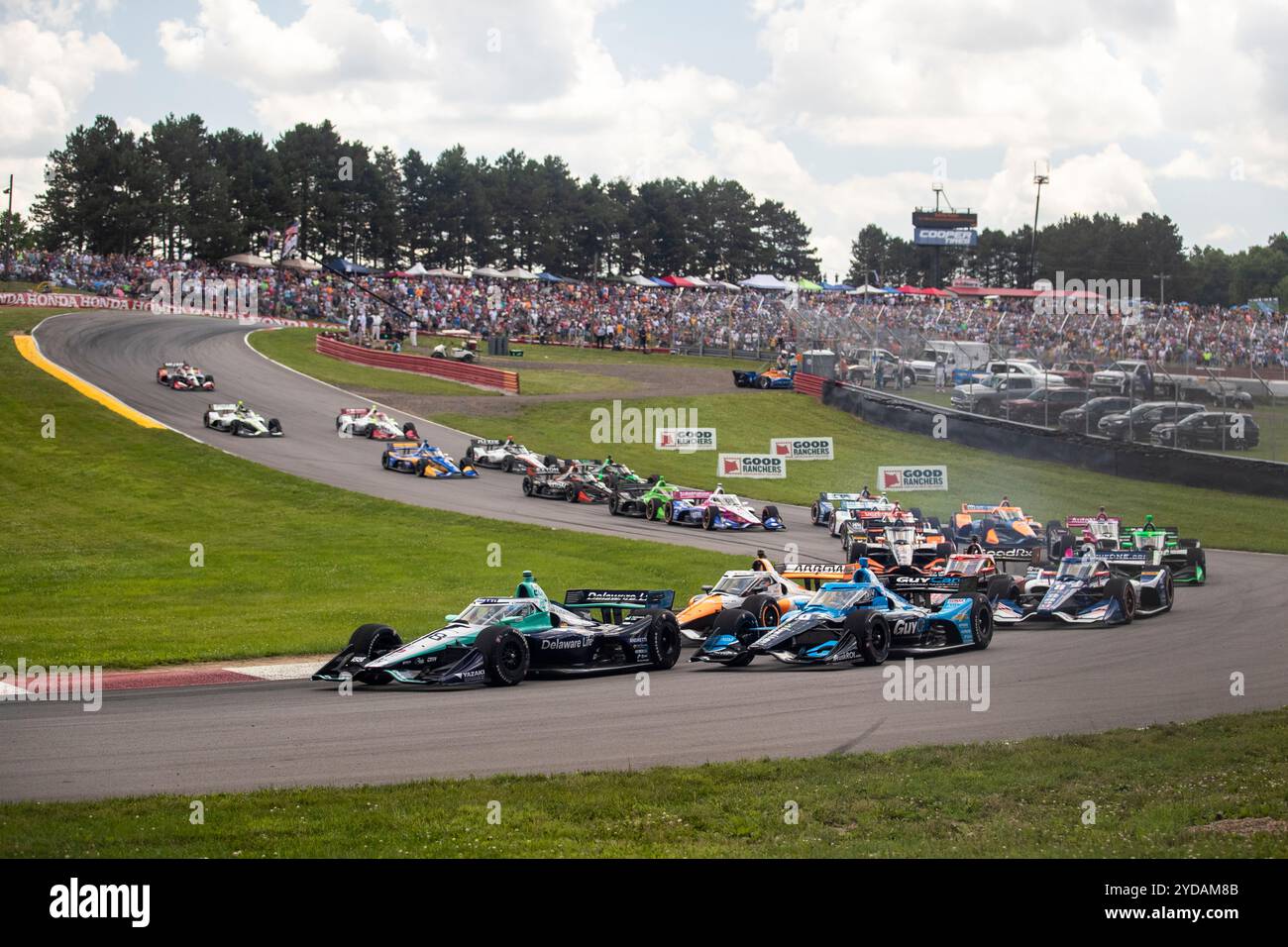 INDYCAR Series: Juli 07 Honda Indy 200 in Mid-Ohio Stockfoto
