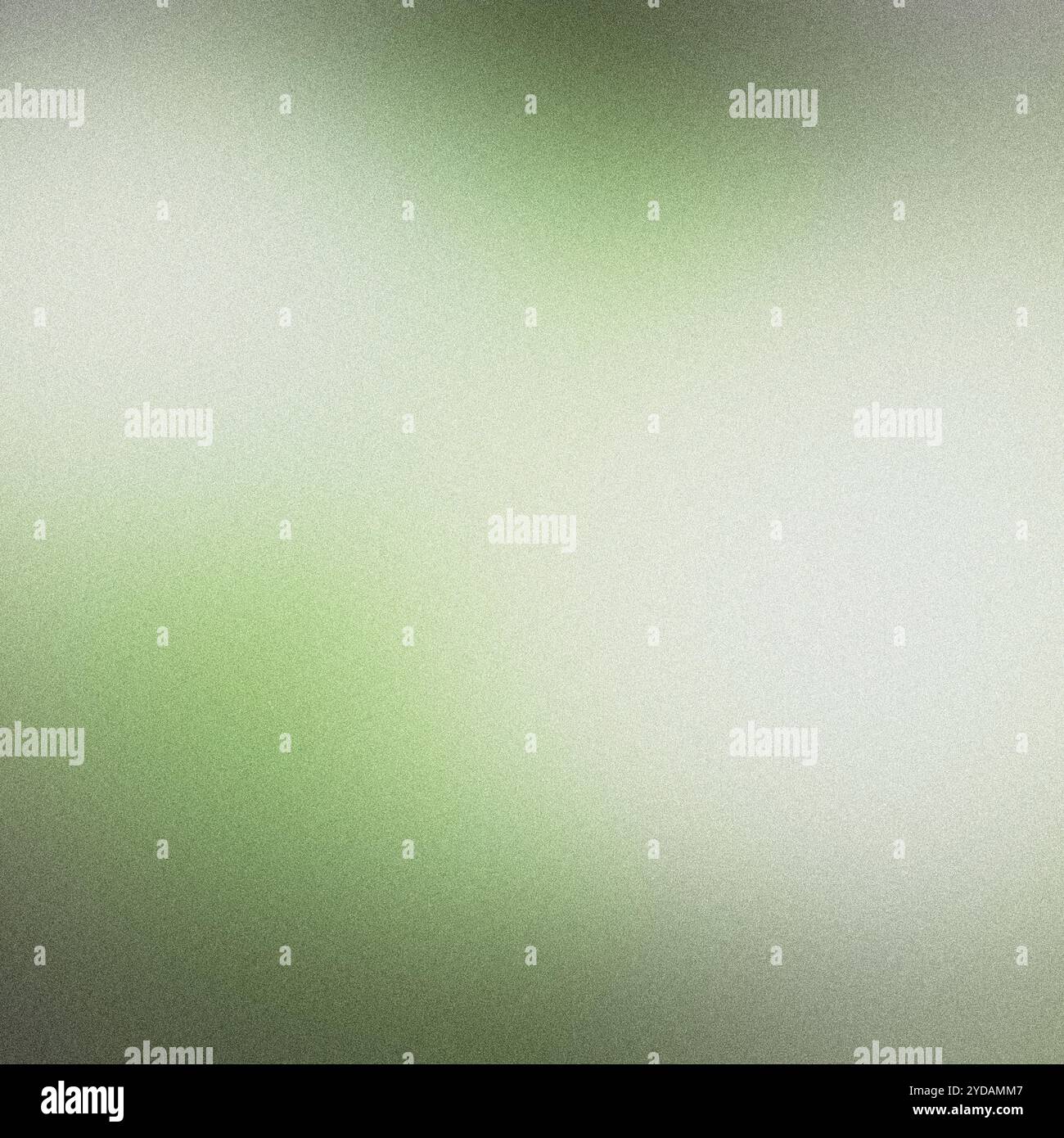Körniger, strukturierter Hintergrund mit grünem und grauem Farbverlauf Stockfoto