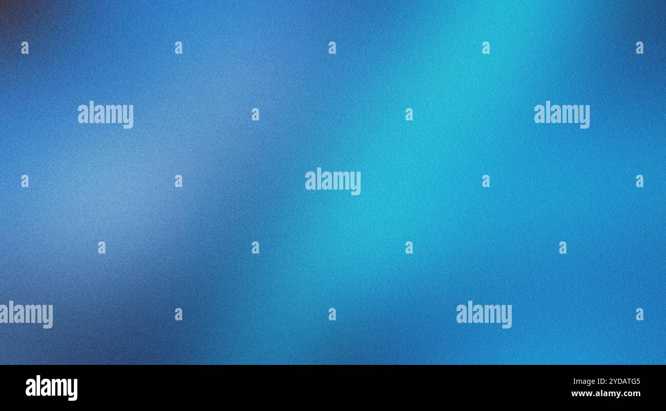 Blauer Farbverlauf mit einer körnigen Textur, perfekt für eine Vielzahl von Projekten Stockfoto