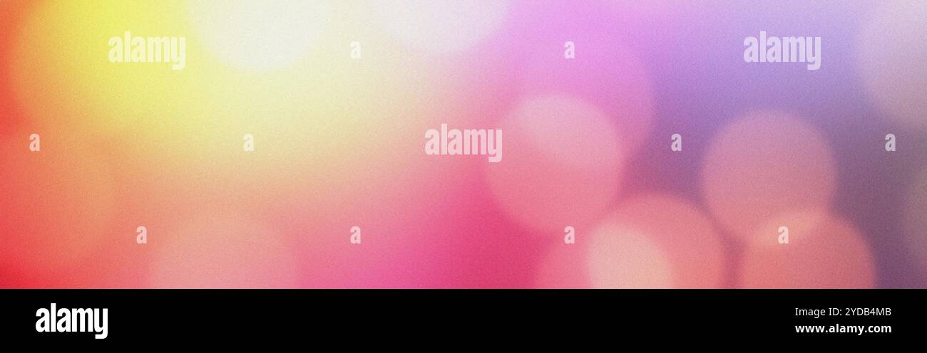 Traumhafte Atmosphäre durch farbenfrohe Bokeh und verschwommene Effekte auf abstraktem Hintergrund Stockfoto