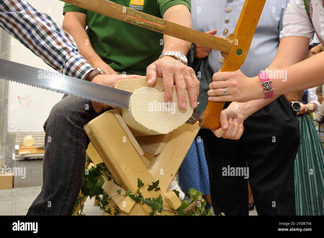 Tradition eine Volkskultur in der steiermark Stockfoto