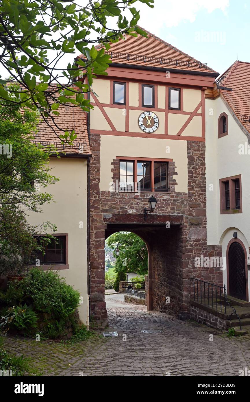 Stadttor in Dilsberg Stockfoto