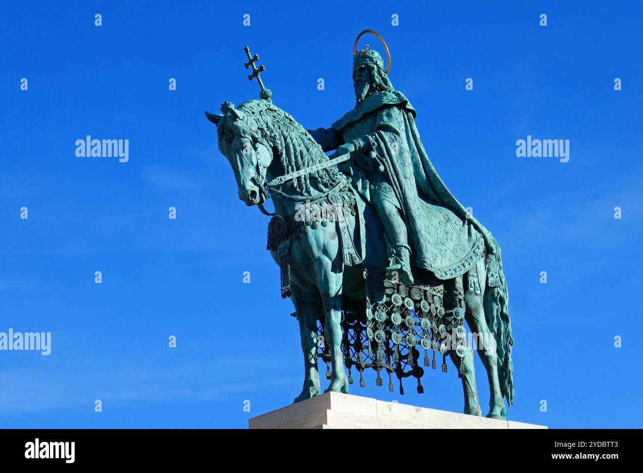 Denkmal für St. Stephan in Budapest, Ungarn Stockfoto