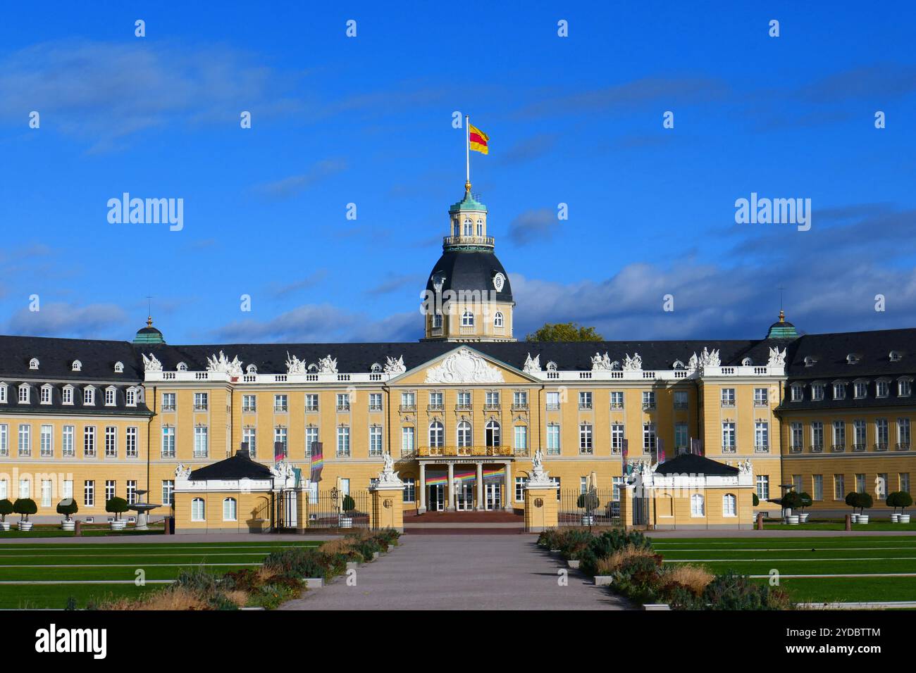 Karlsruher Schloss, Deutschland Stockfoto