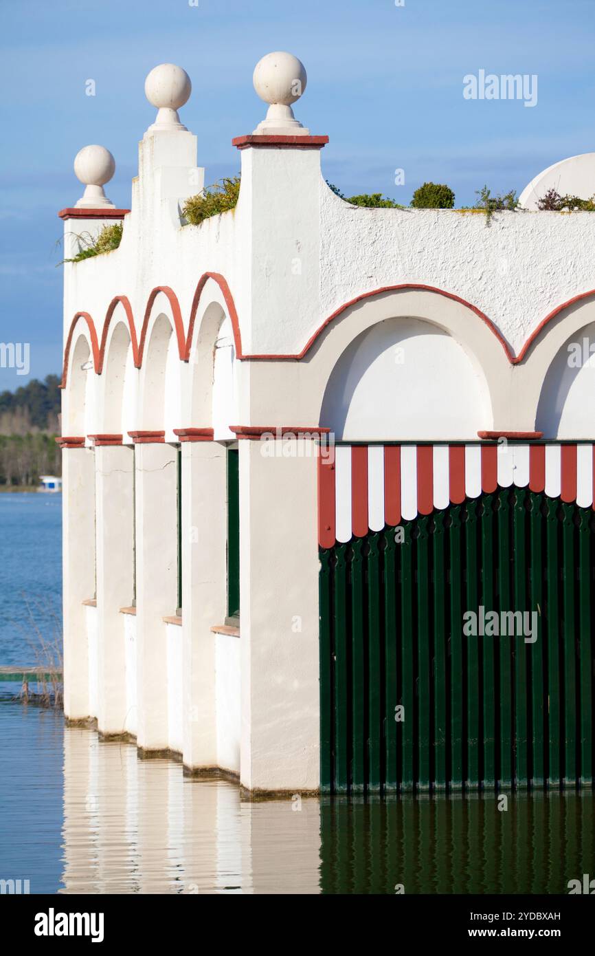 Banyoles Lake, Banyoles, Pla de l'Estany, Girona, Spanien Stockfoto