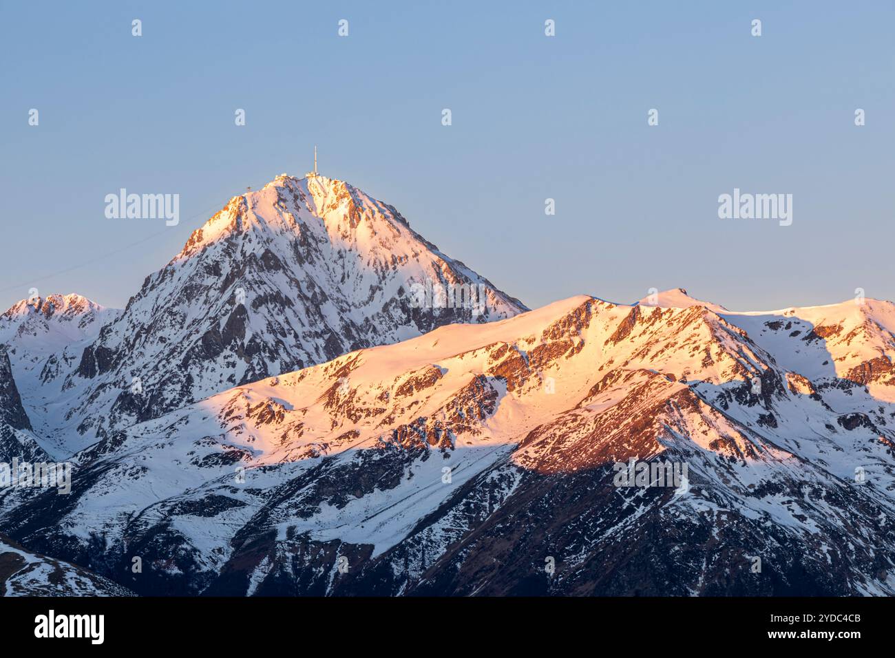 PIC du Midi de Bigorre, La Mongie, Hautes-Pyrénées, Frankreich Stockfoto