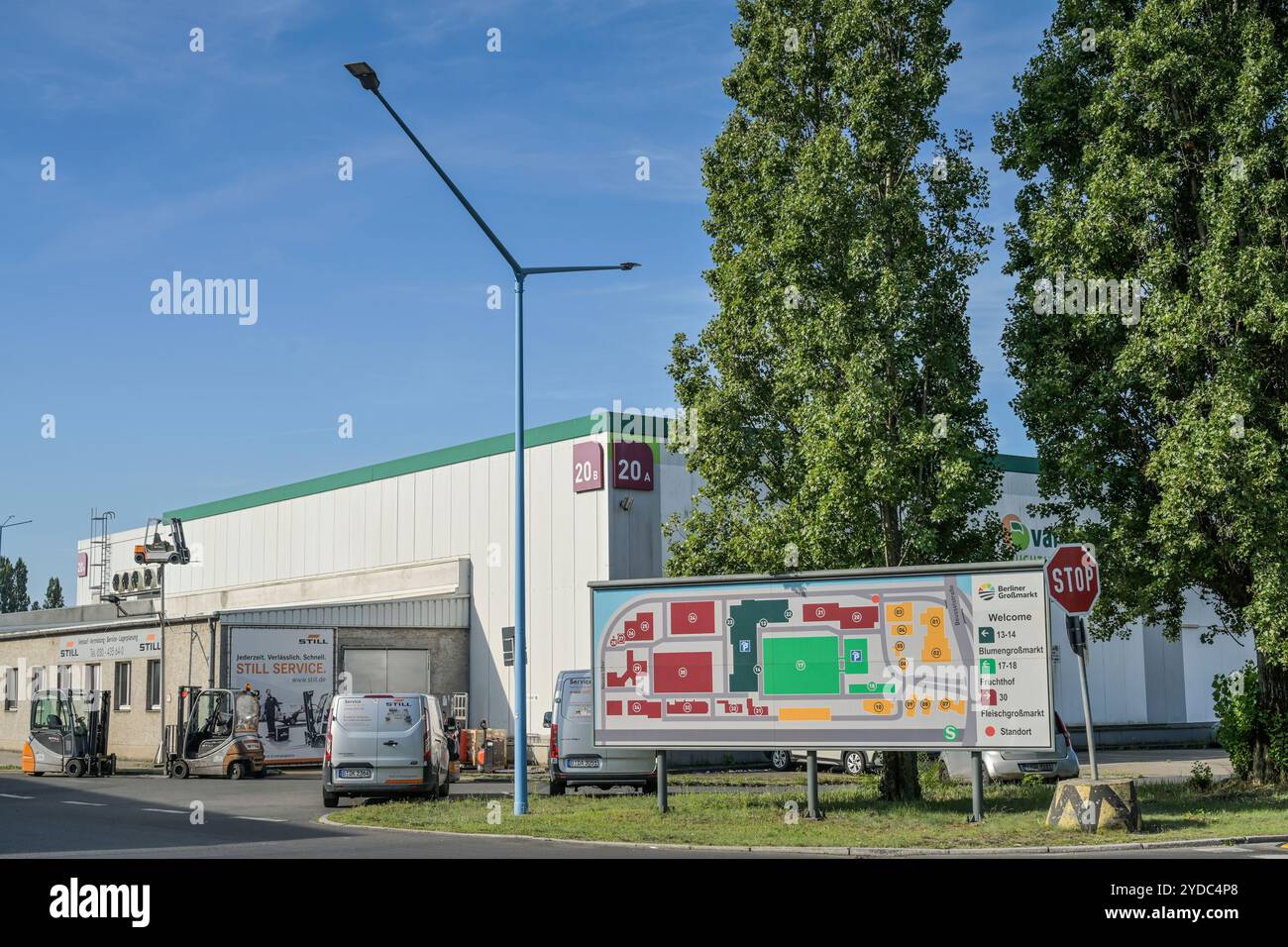 Berliner Großmarkt, Beusselstraße, Moabit, Mitte, Berlin, Deutschland Stockfoto