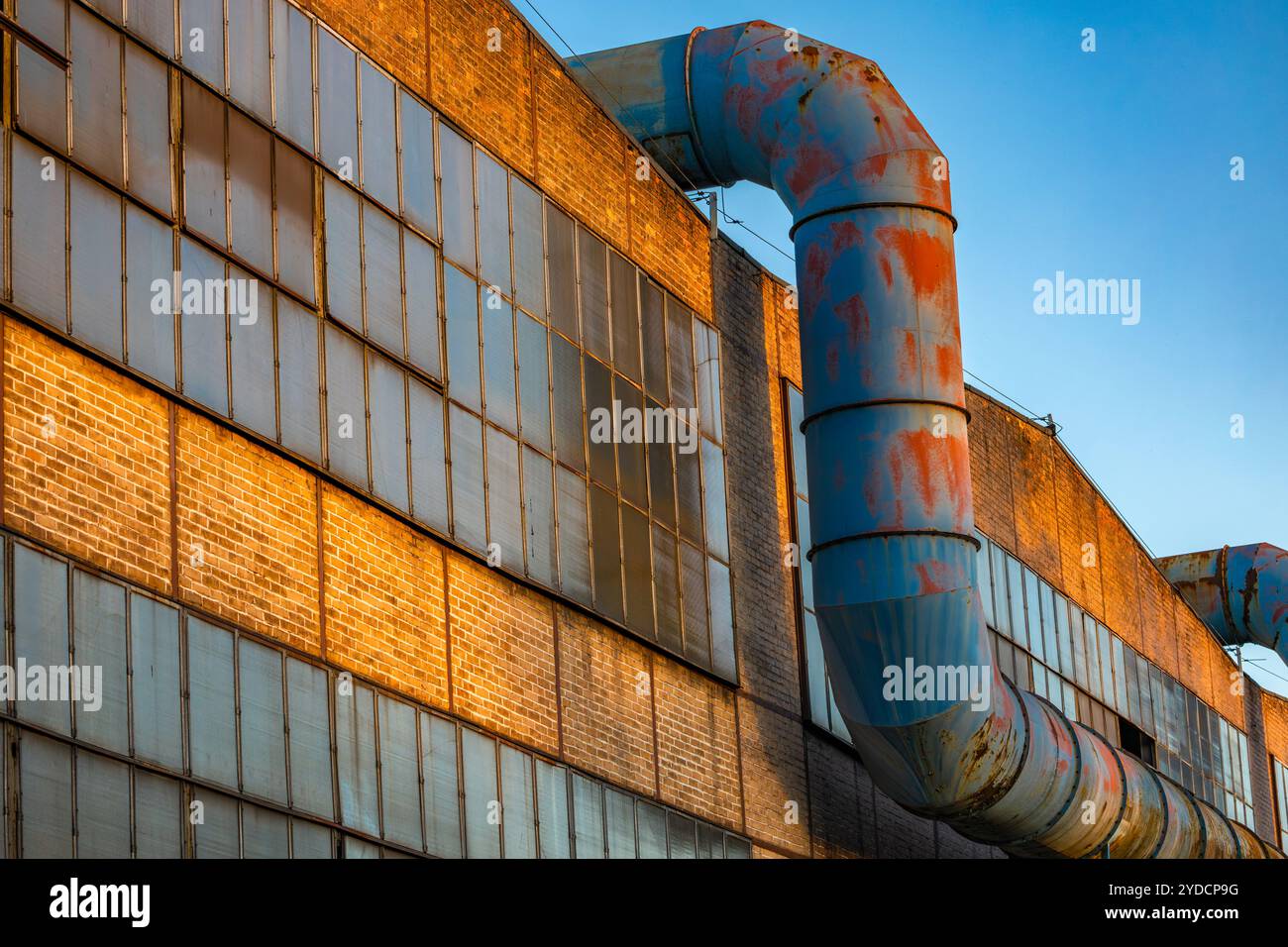 Konkurs und Schließung von Stahlwerken in Tschenstochau, Proteste zur Verteidigung von ISD Huta Tschenstochau Stockfoto