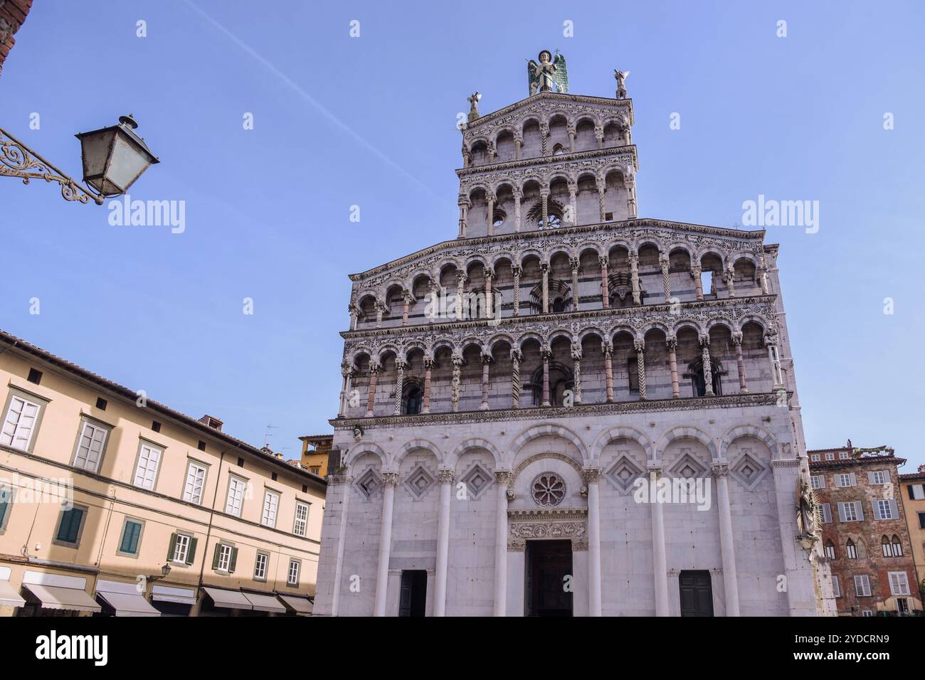 Lucca: Fassade der Kirche San Michele (St. Michael) Stockfoto