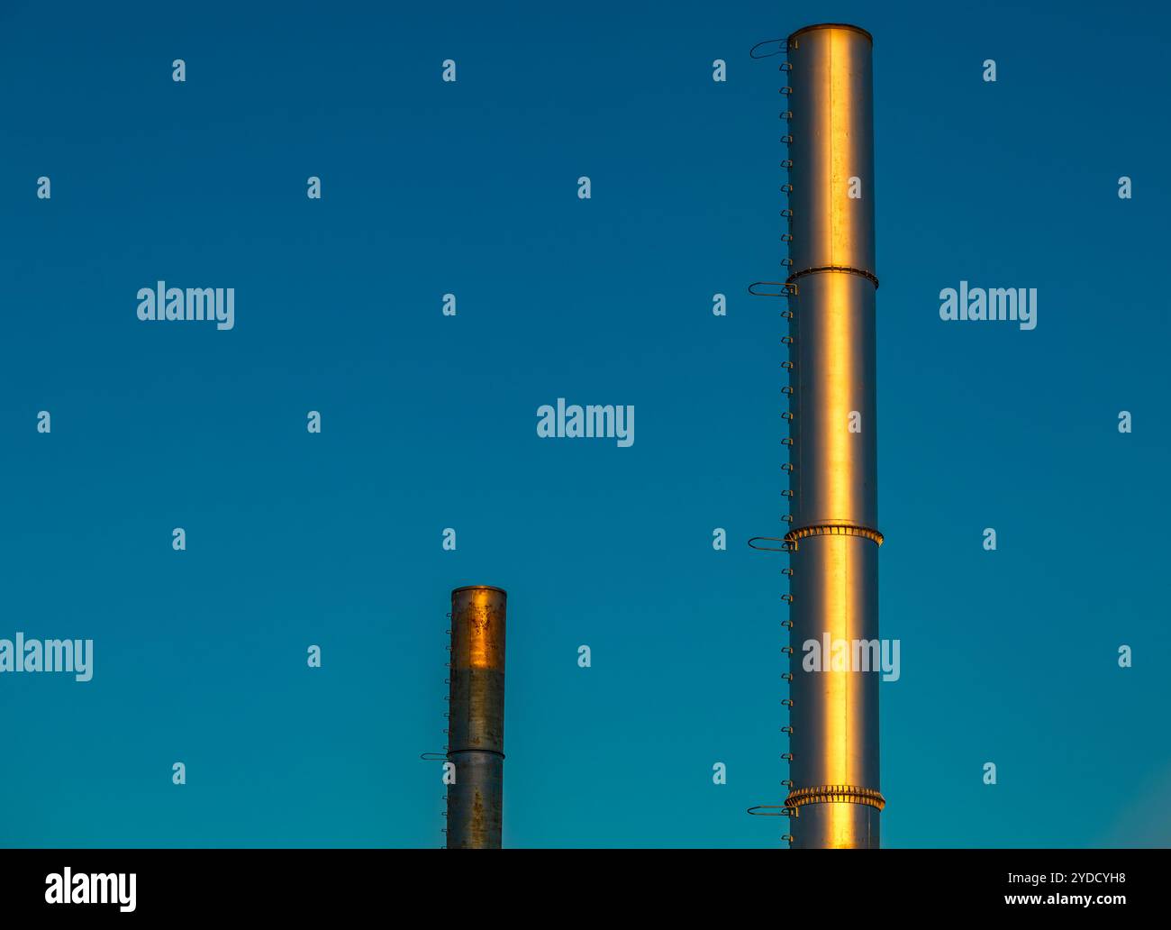 Konkurs und Schließung von Stahlwerken in Tschenstochau, Proteste zur Verteidigung von ISD Huta Tschenstochau Stockfoto