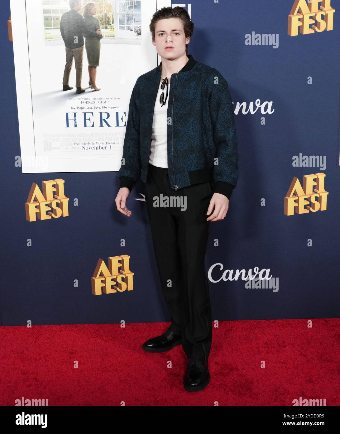 Los Angeles, USA. Oktober 2024. Louis Ashbourne Serkis kommt beim AFI FEST 2024 an - HERE World Premiere am Freitag im TCL Chinese Theatre in Hollywood, CA. Oktober 2024. (Foto: Sthanlee B. Mirador/SIPA USA) Credit: SIPA USA/Alamy Live News Stockfoto