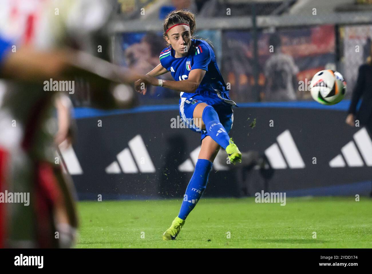 Benedetta Glionna von Italien während des Freundschaftsspiels zwischen den italienischen und maltesischen Nationalmannschaften im Tre Fontane-Stadion in Rom (Italien), 25. Oktober 2024. Stockfoto